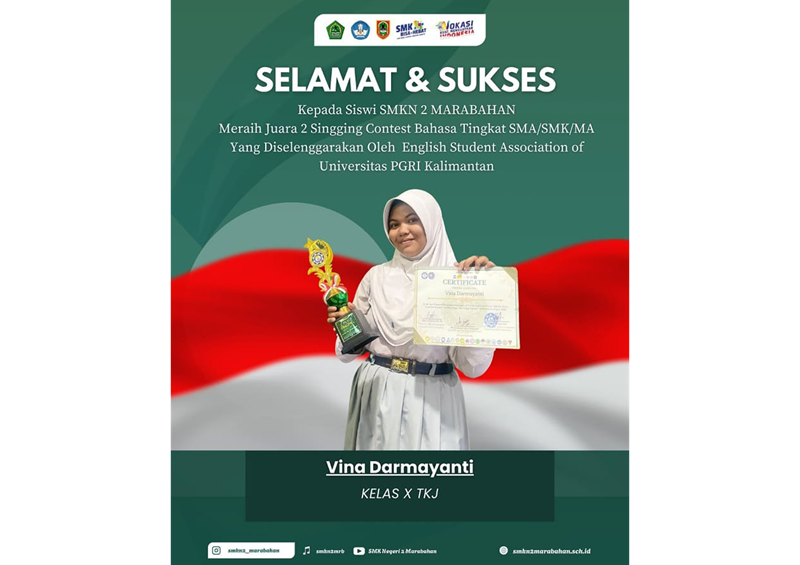 Juara 2 Singing Contest Bahasa Tingkat SMA/SMK/MA Tahun 2026